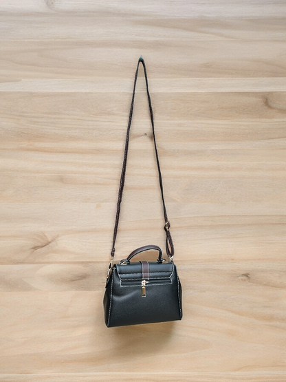Majesty Sling Bag with Secured Lock hanging from back