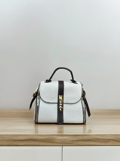 Majesty Sling Bag with Secured Lock Snow White front
